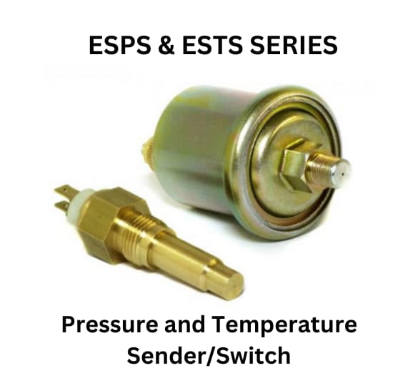 Visual representation of a pressure and temperature sender switch, designed for efficient monitoring of pressure and temperature levels